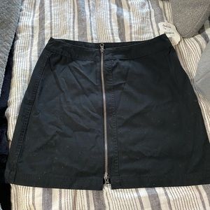 Altered state zip up skirt